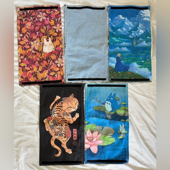 SWAPWEAR Oceanside Denim Jacket with 4 Interchangeable Back Pieces Sz M - Picture 2 of 9